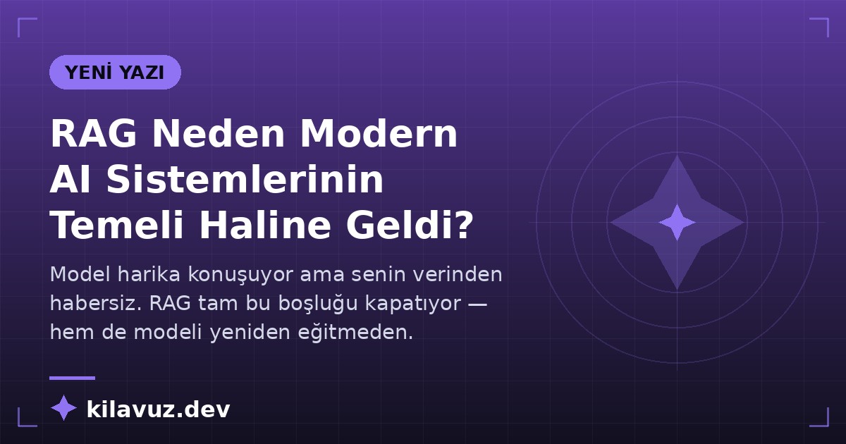 RAG Neden Modern AI Sistemlerinin Temeli Haline Geldi?